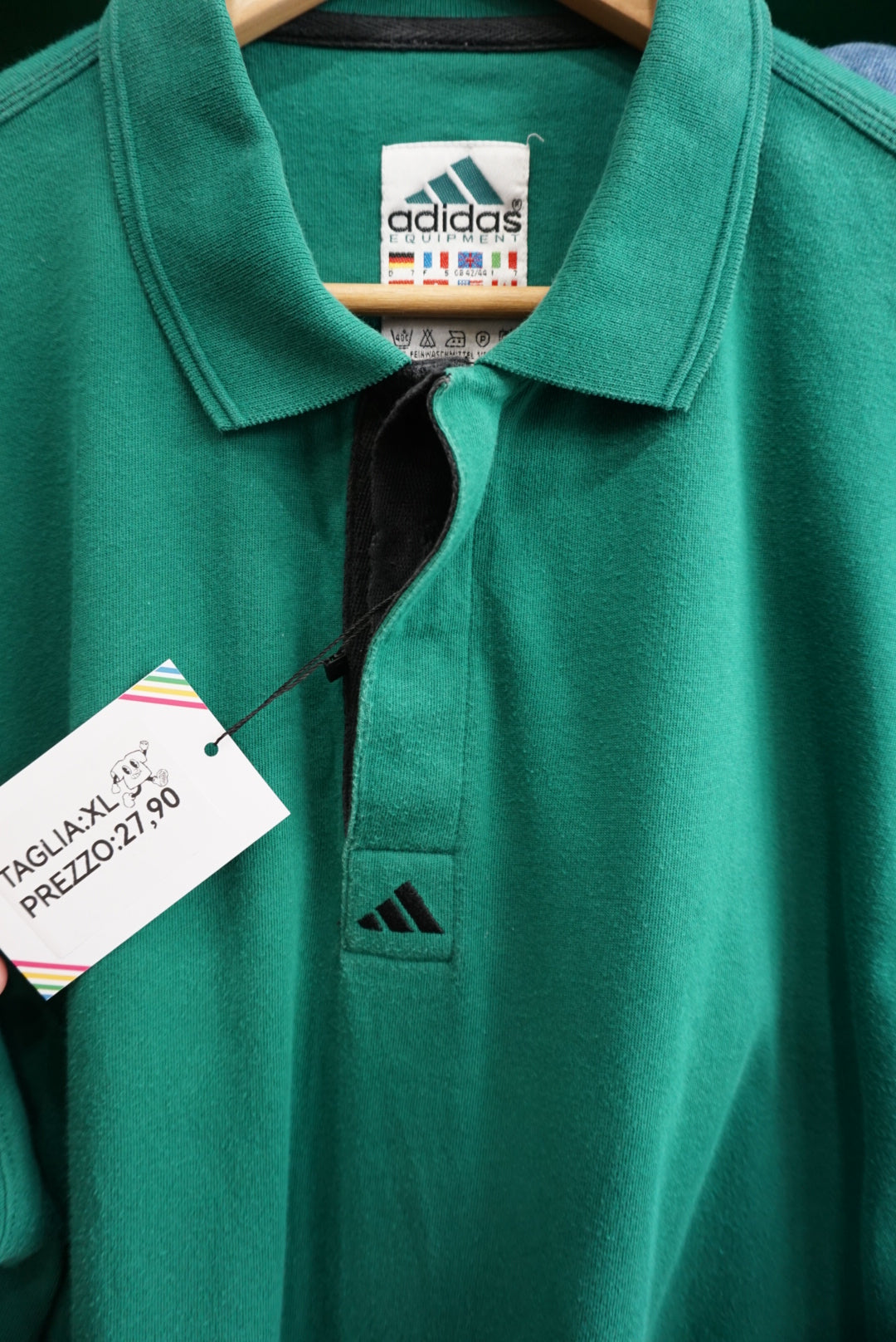 POLO ADIDAS VINTAGE TAGLIA XL