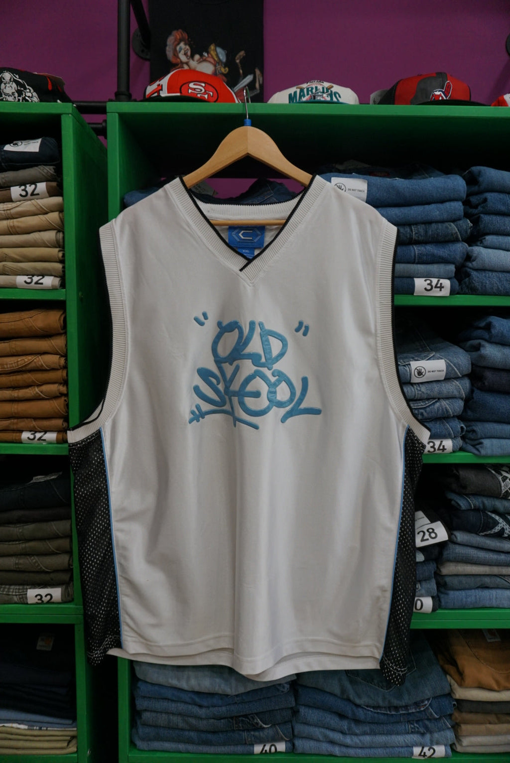 JERSEY BASKET HIP HOP ANNI 90 TAGLIA 2XL