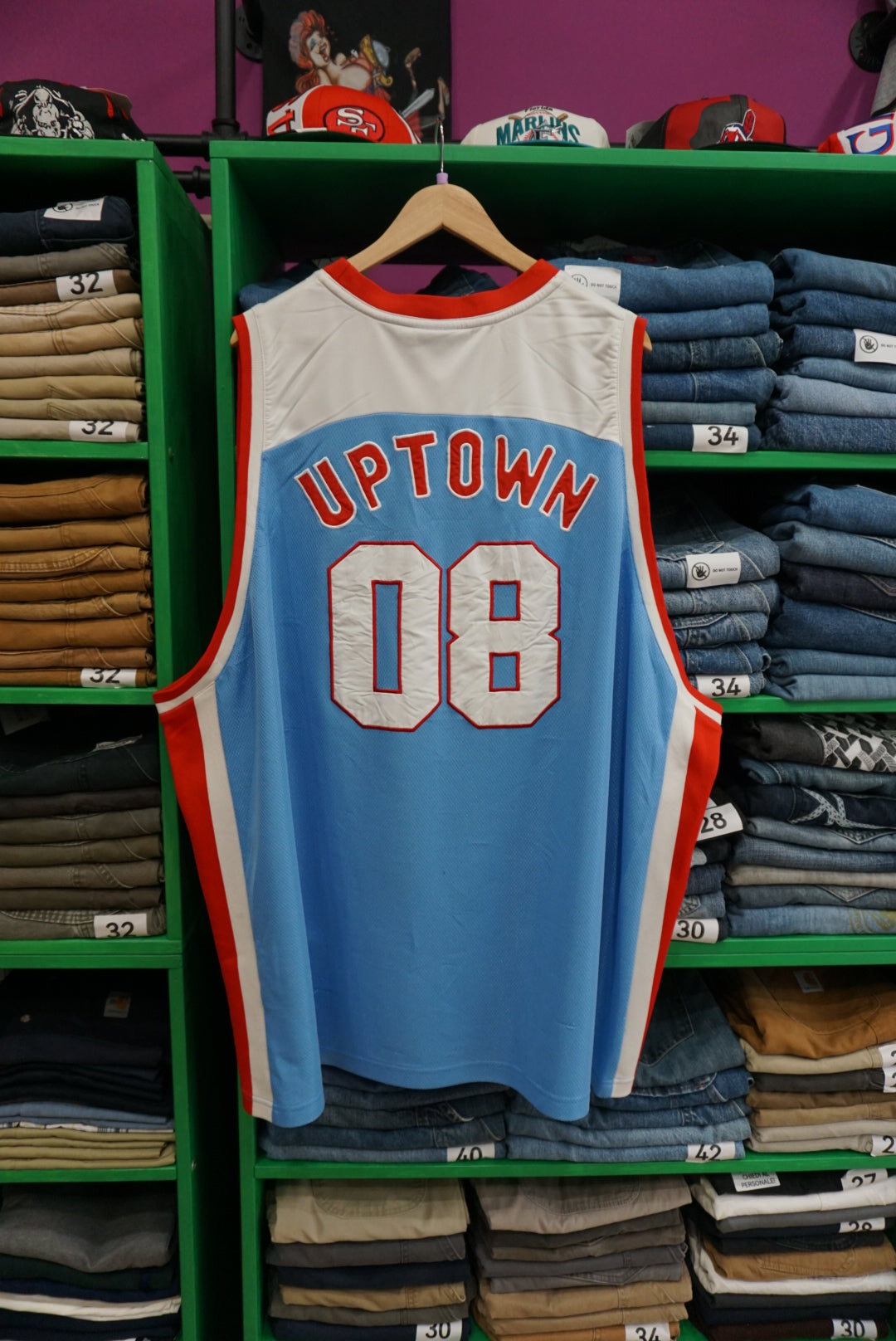 JERSEY BASKET HIP HOP ANNI 90 TAGLIA 3XL