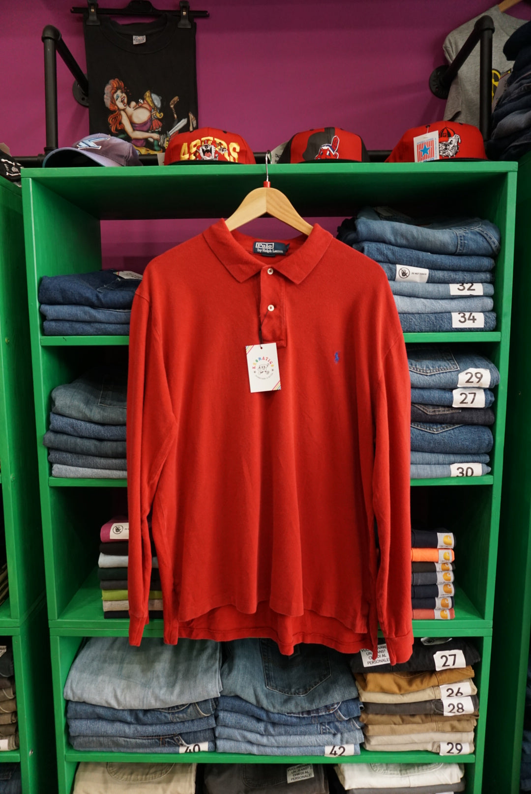 POLO RALPH LAUREN MANICA LUNGA TAGLIA L