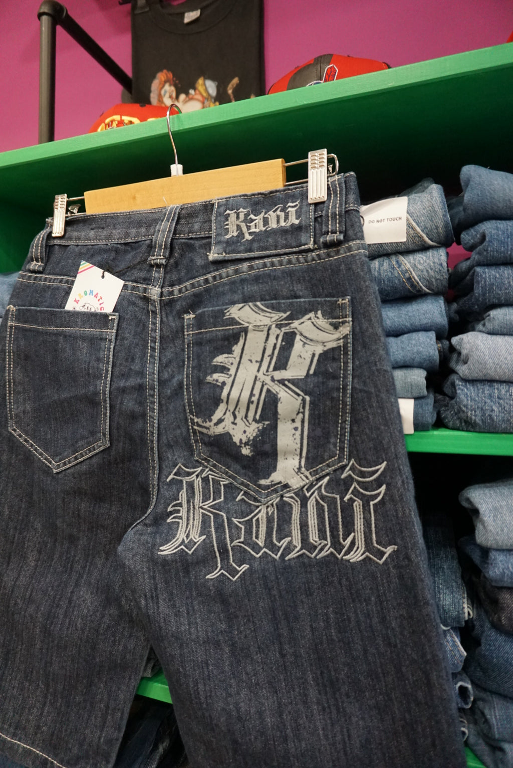 PANTALONCINO IN DENIM KARL KANI VINTAGE TAGLIA 28