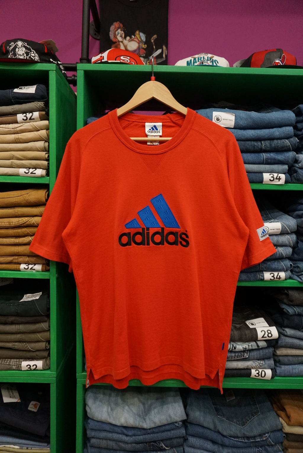 T-SHIRT ADIDAS VINTAGE ANNI 90 TAGLIA L