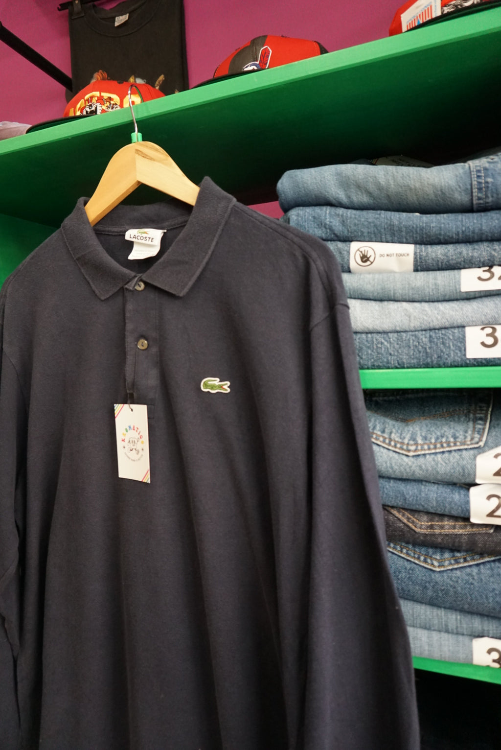 POLO LACOSTE MANICA LUNGA TAGLIA XL