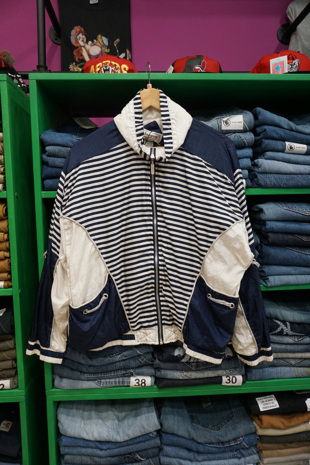 TRACK JACKET VINTAGE TAGLIA S DA DONNA