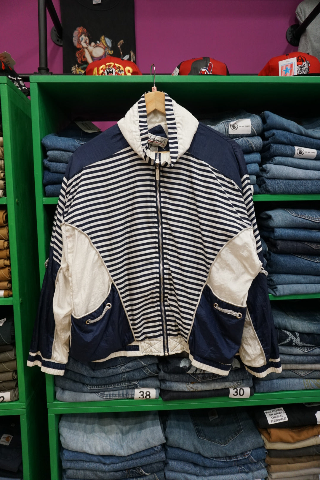 TRACK JACKET VINTAGE TAGLIA S DA DONNA