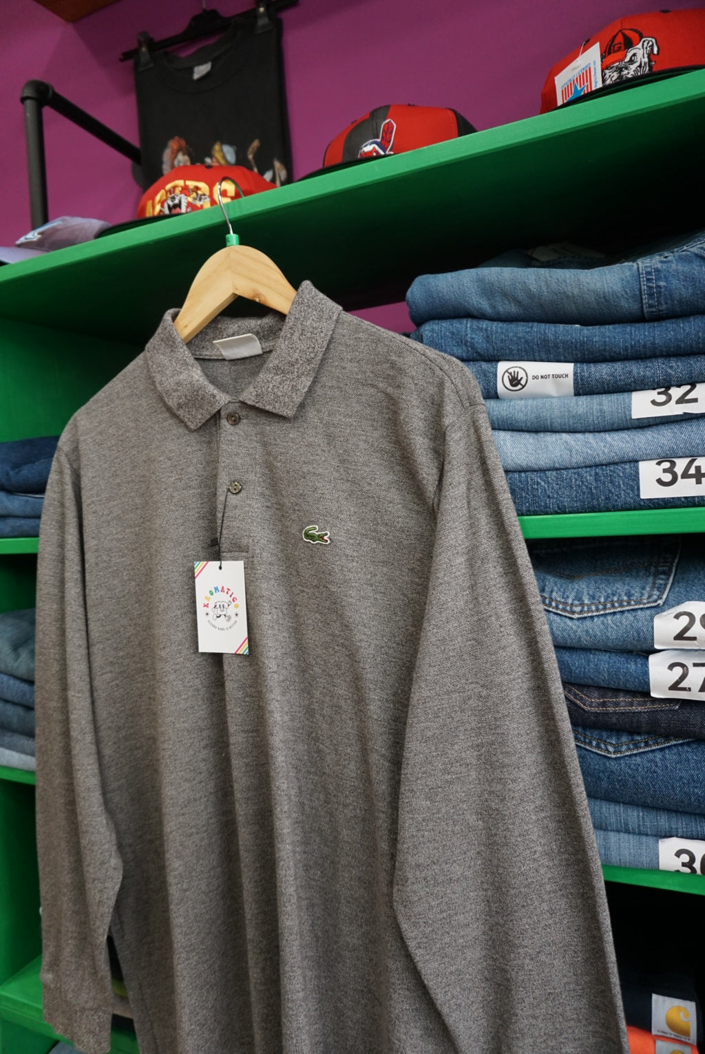 POLO LACOSTE MANICA LUNGA TAGLIA XL