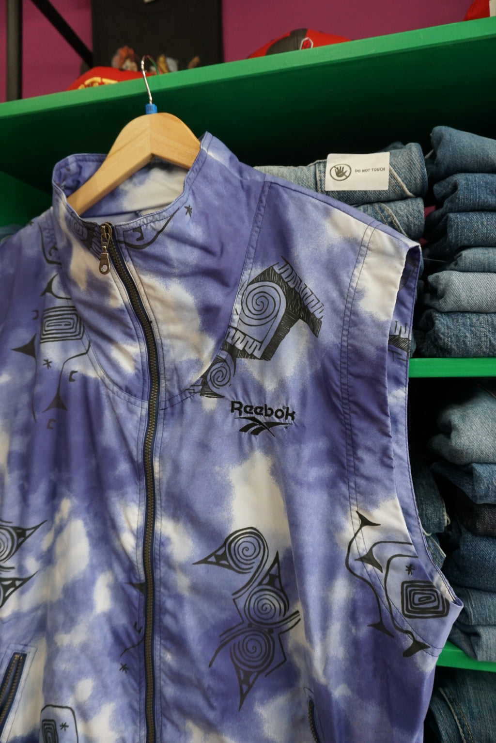 SMANICATO TRACK JACKET REEBOK TAGLIA XXL