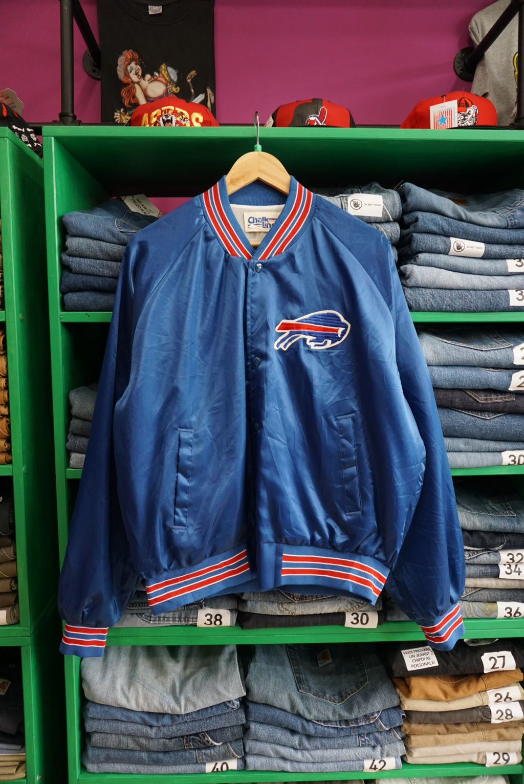 TRACK JACKET CHALK LINE  BUFFALO BILLS TAGLIA XL