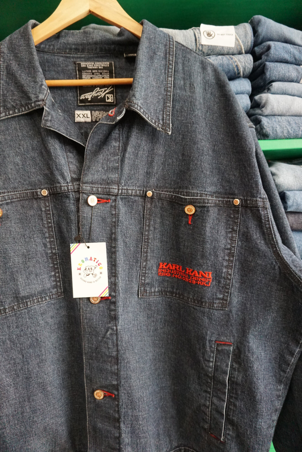 GIACCA KARL KANI VINTAGE TAGLIA XXL