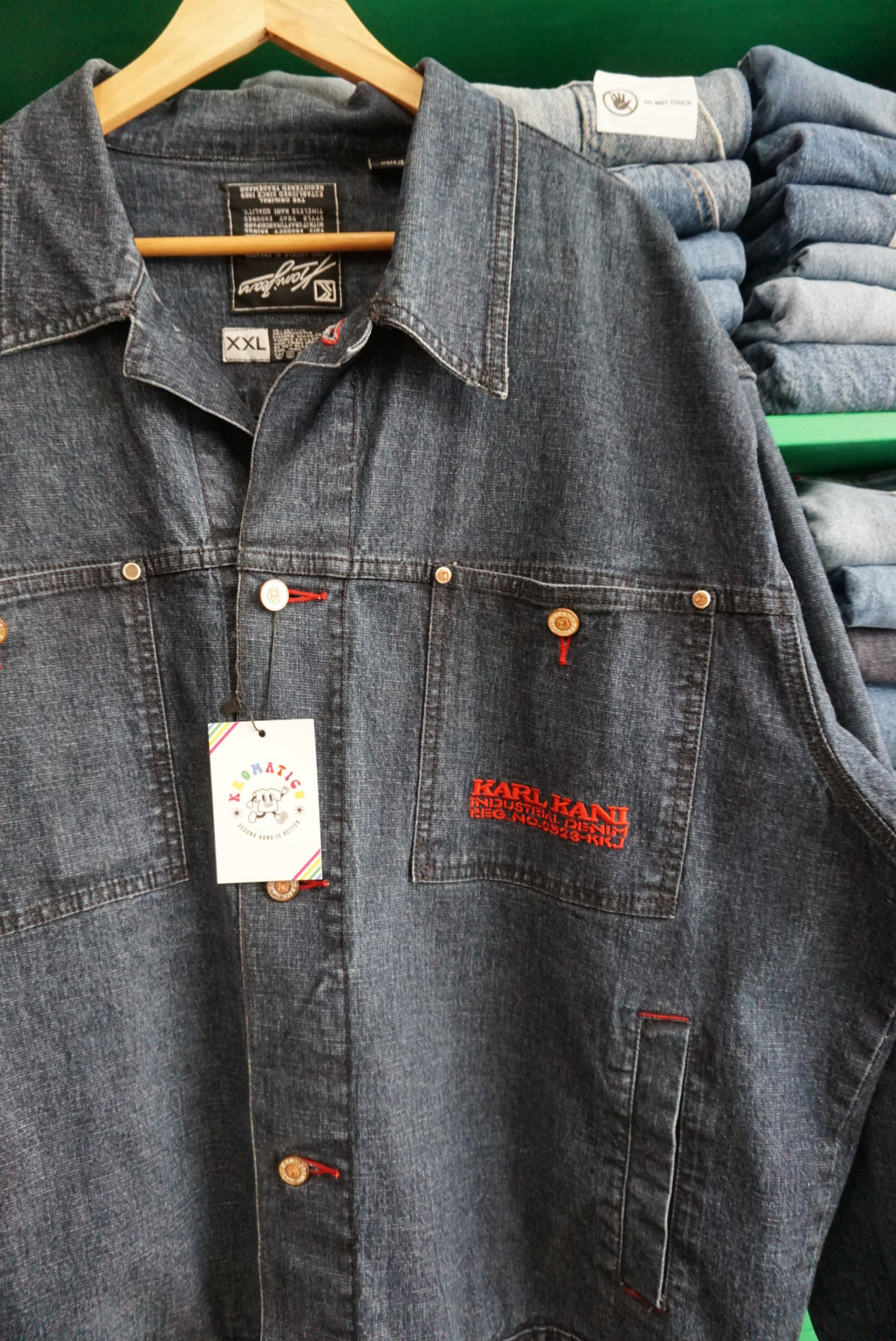 GIACCA KARL KANI VINTAGE TAGLIA XXL