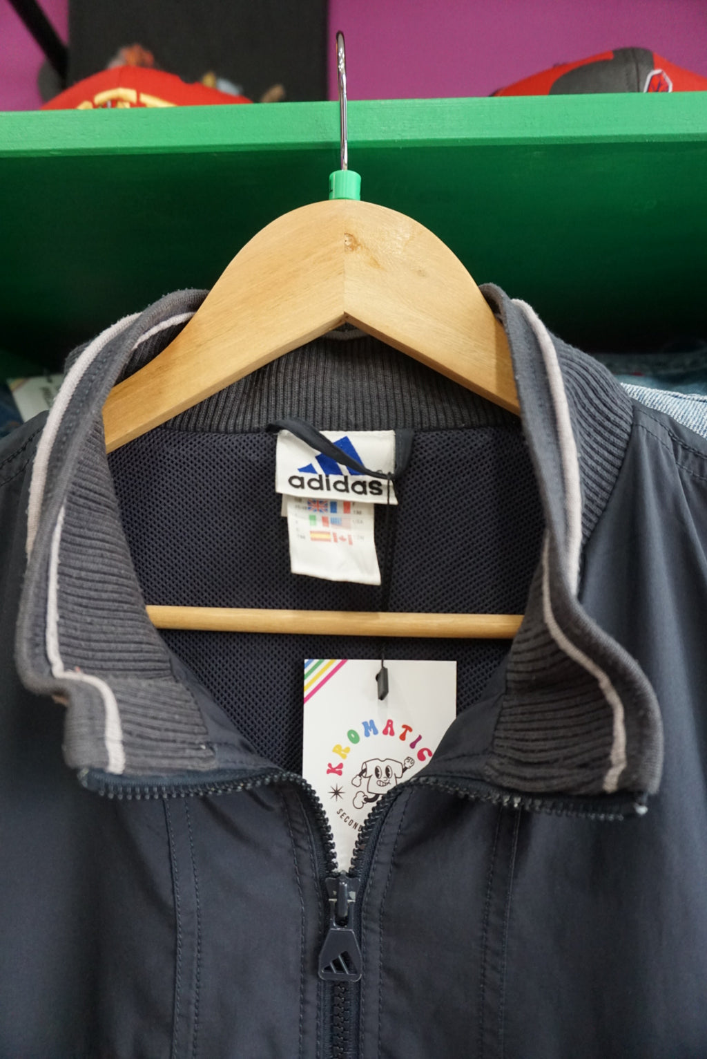 TRACK JACKET ADIDAS VINTAGE TAGLIA XL