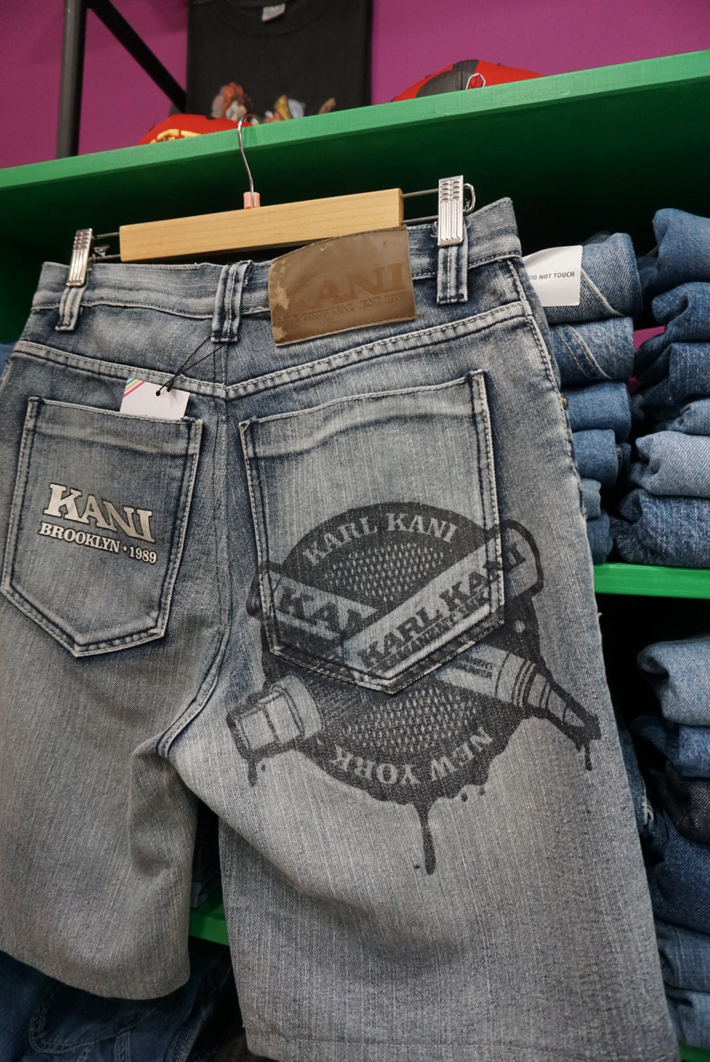 PANTALONCINO IN DENIM KARL KANI VINTAGE TAGLIA 30
