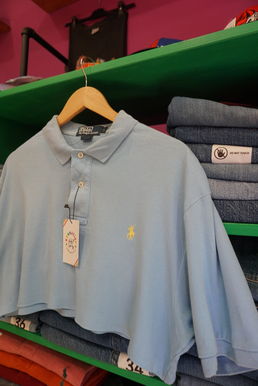 POLO REWORK CROP RALPH LAUREN