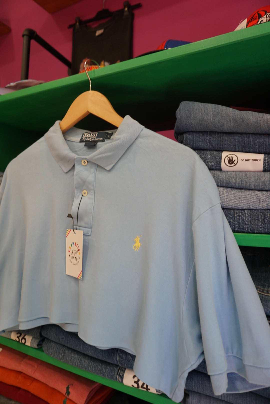 POLO REWORK CROP RALPH LAUREN