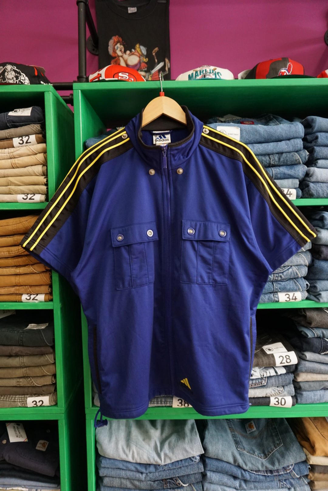 FELPA ADIDAS VINTAGE MANICA CORTA TAGLIA L