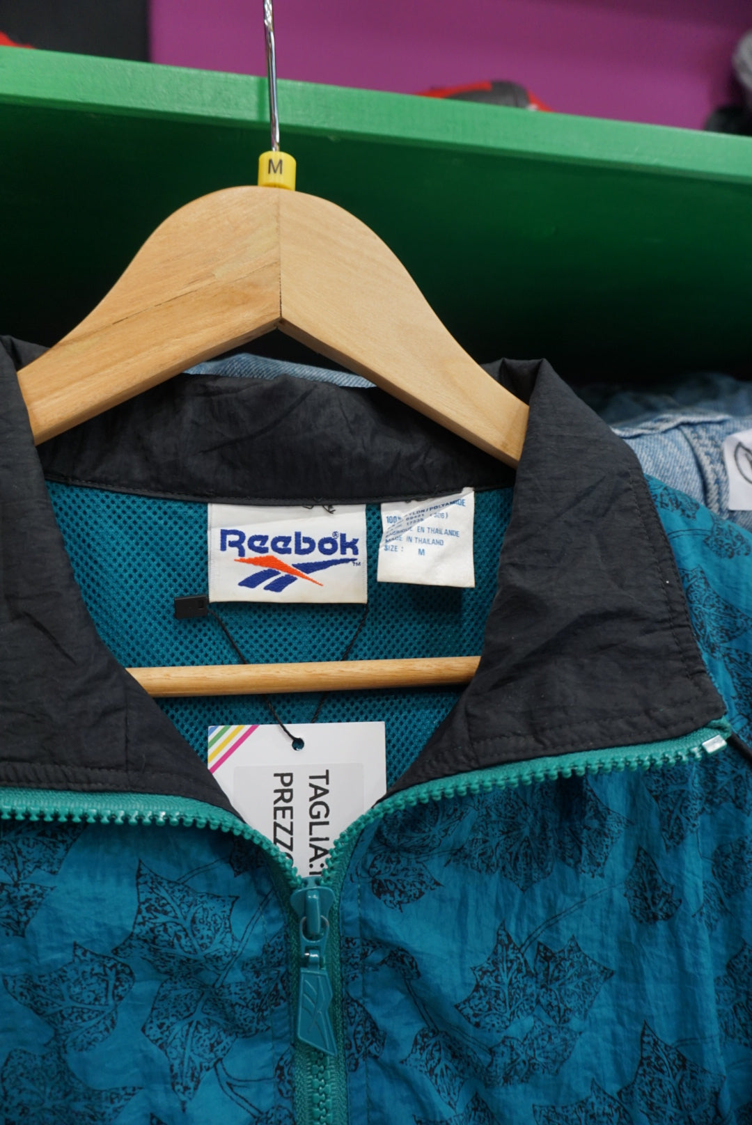 TRACK JACKET REEBOK VINTAGE TAGLIA M