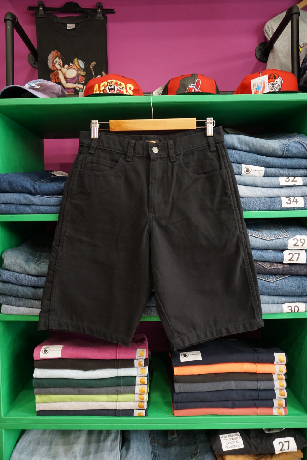 PANTALONCINO DICKIES CARPENTER NERO [NUOVO CON ETICHETTA]