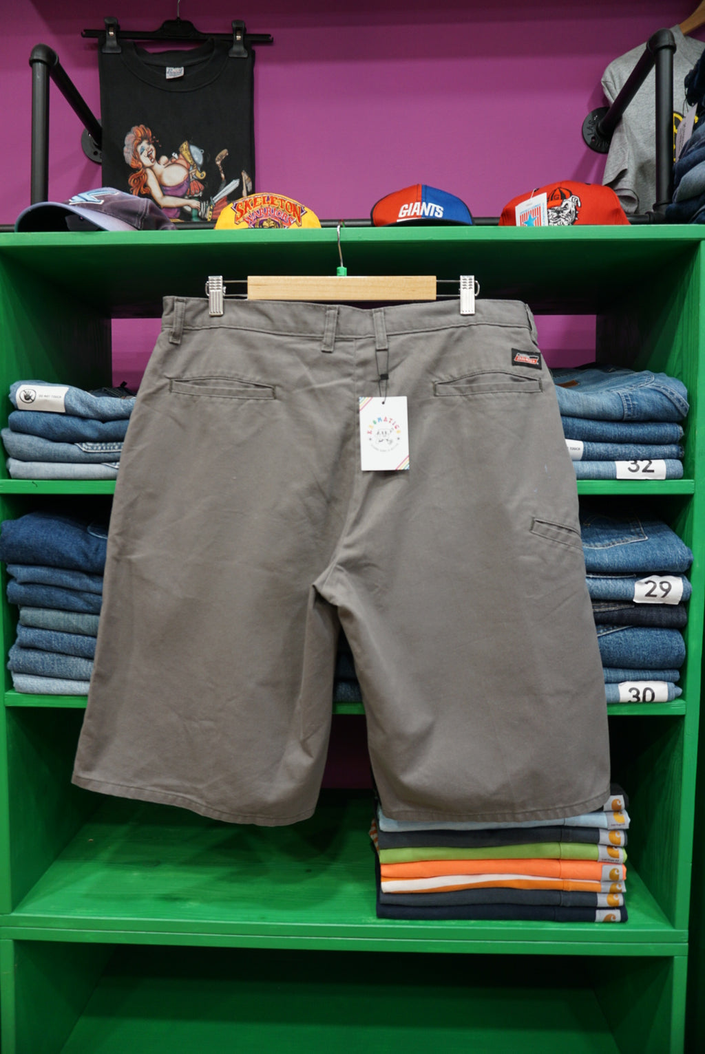 PANTALONCINO JORTS DICKIES BAGGY GRIGIO CHIARO