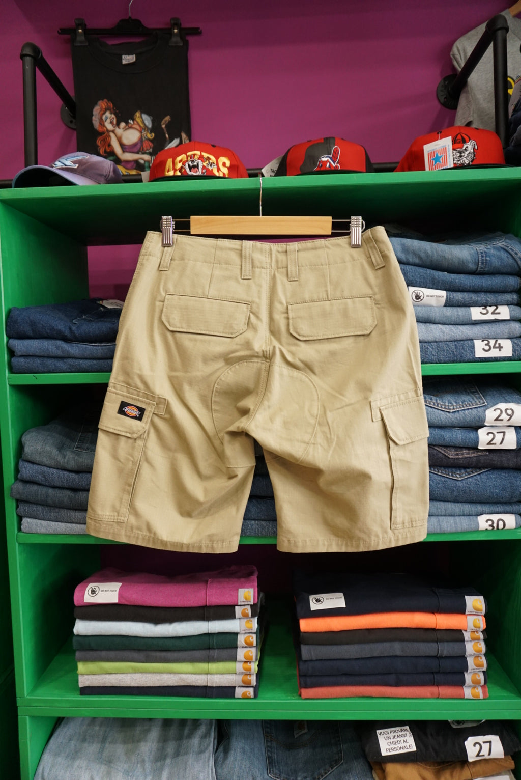 PANTALONCINO DICKIES CARGO SABBIA TG 29 [NUOVO CON ETICHETTA]