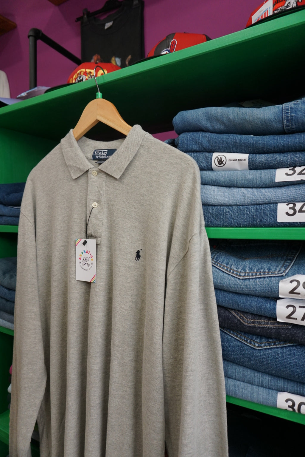 POLO RALPH LAUREN MANICA LUNGA TAGLIA XL