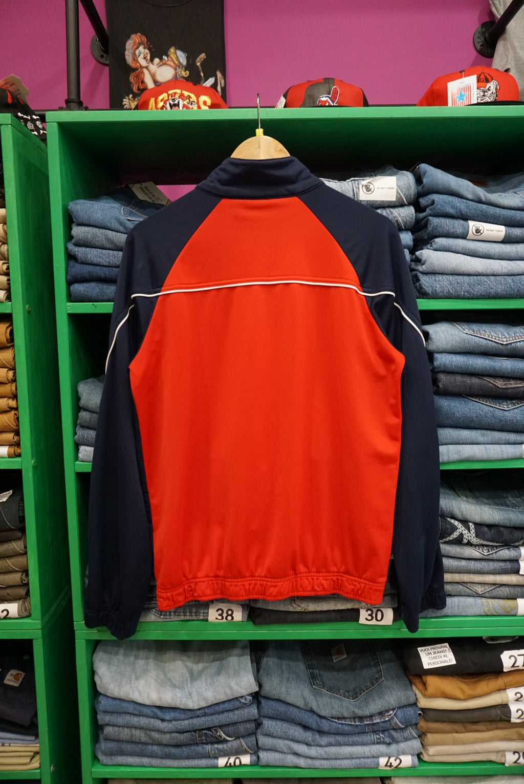 FELPA LEGGERA CON ZIP NIKE VINTAGE TAGLIA M