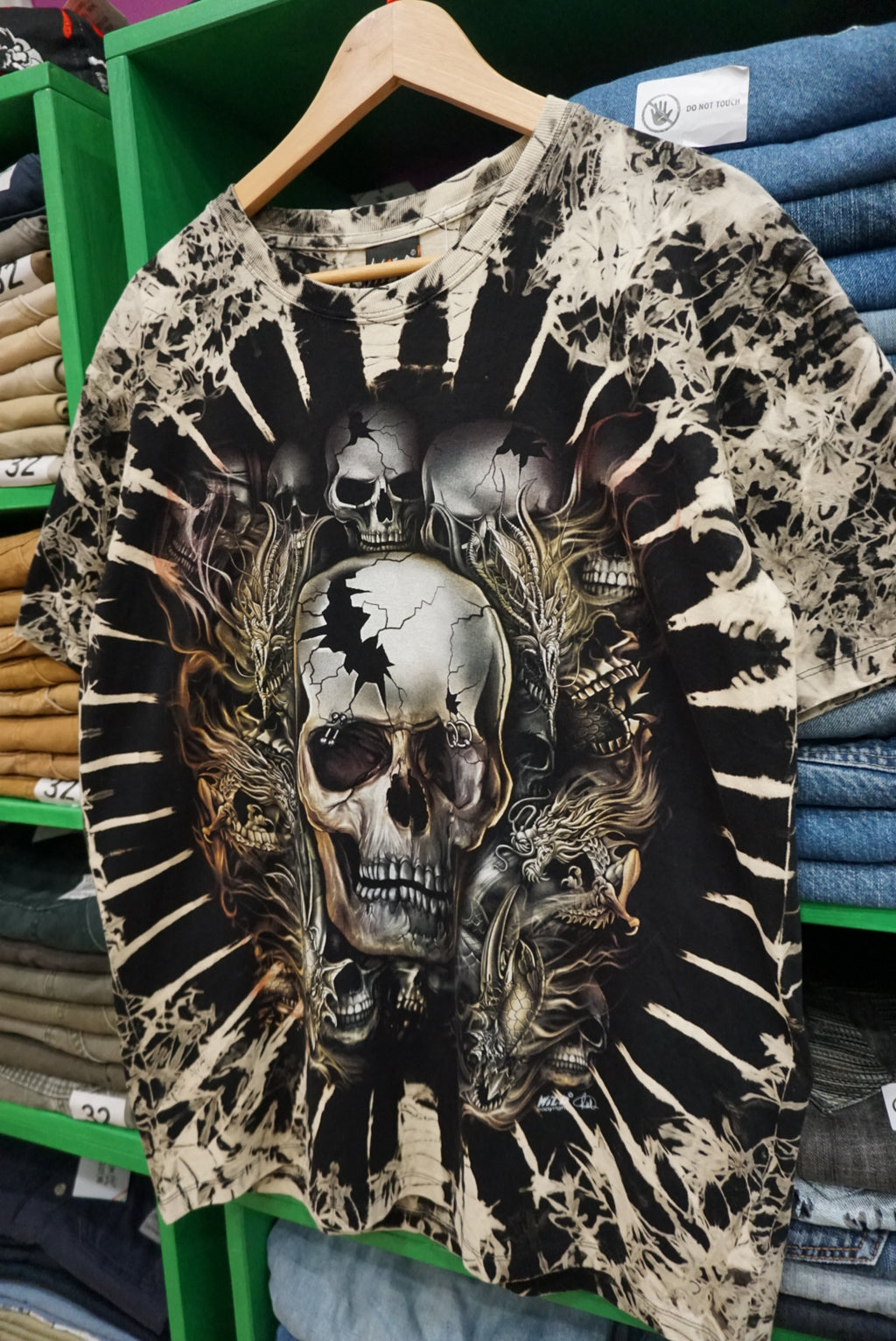 T-SHIRT CON STAMPA ROCK TAGLIA L