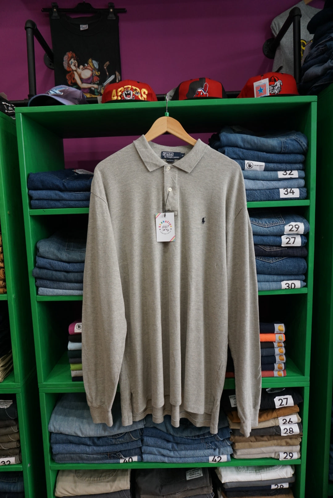 POLO RALPH LAUREN MANICA LUNGA TAGLIA XL