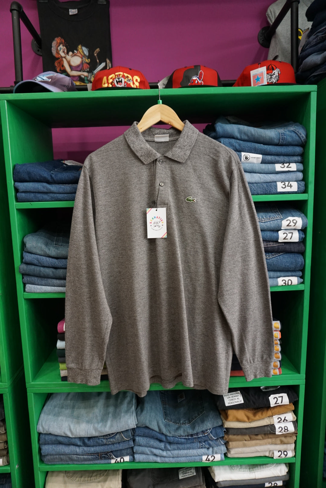POLO LACOSTE MANICA LUNGA TAGLIA XL