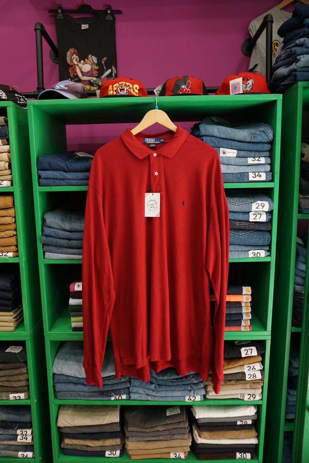 POLO RALPH LAUREN MANICA LUNGA TAGLIA XXL