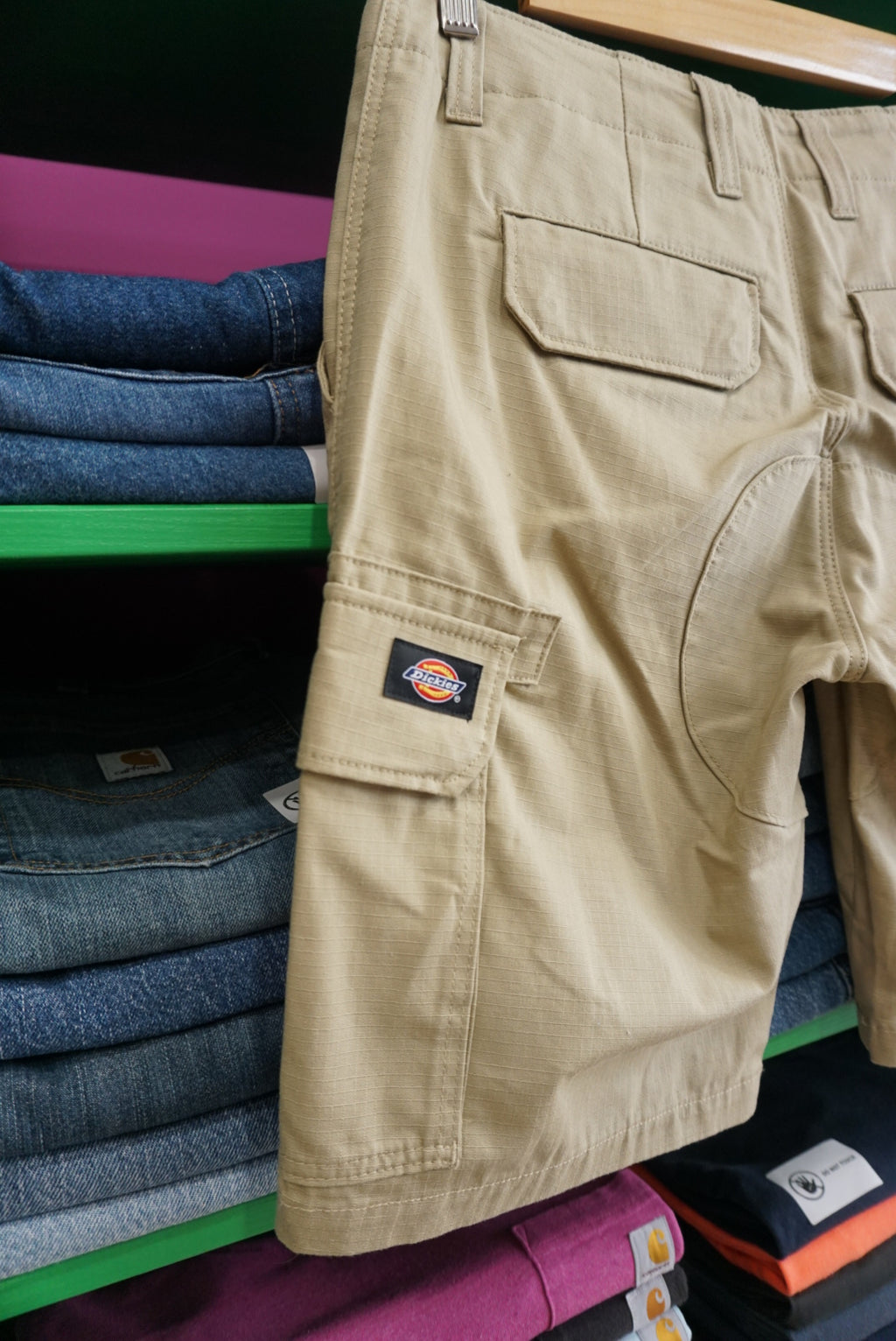 PANTALONCINO DICKIES CARGO SABBIA TG 29 [NUOVO CON ETICHETTA]