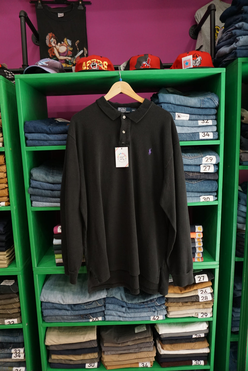 POLO RALPH LAUREN MANICA LUNGA TAGLIA XXL