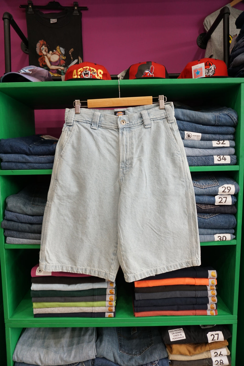 PANTALONCINO DICKIES JORTS IN DENIM [NUOVO CON ETICHETTA]