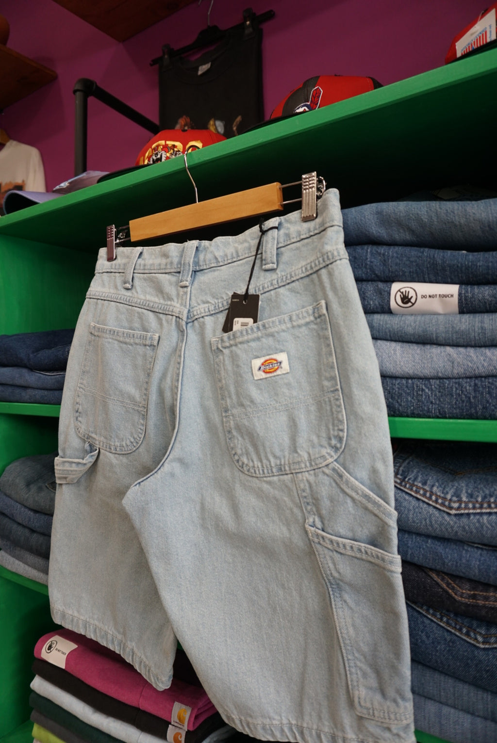 PANTALONCINO DICKIES CARPENTER IN DENIM [NUOVI CON ETICHETTA]