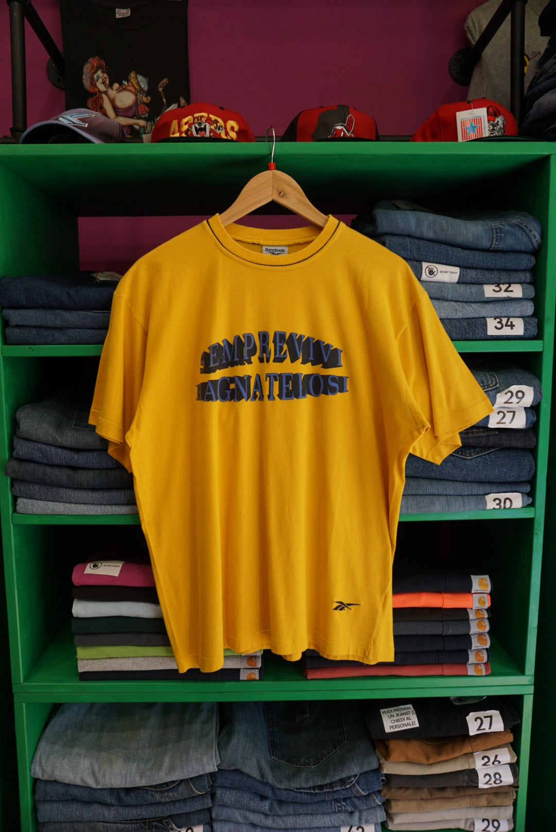 T-SHIRT REEBOK VINTAGE TAGLIA L
