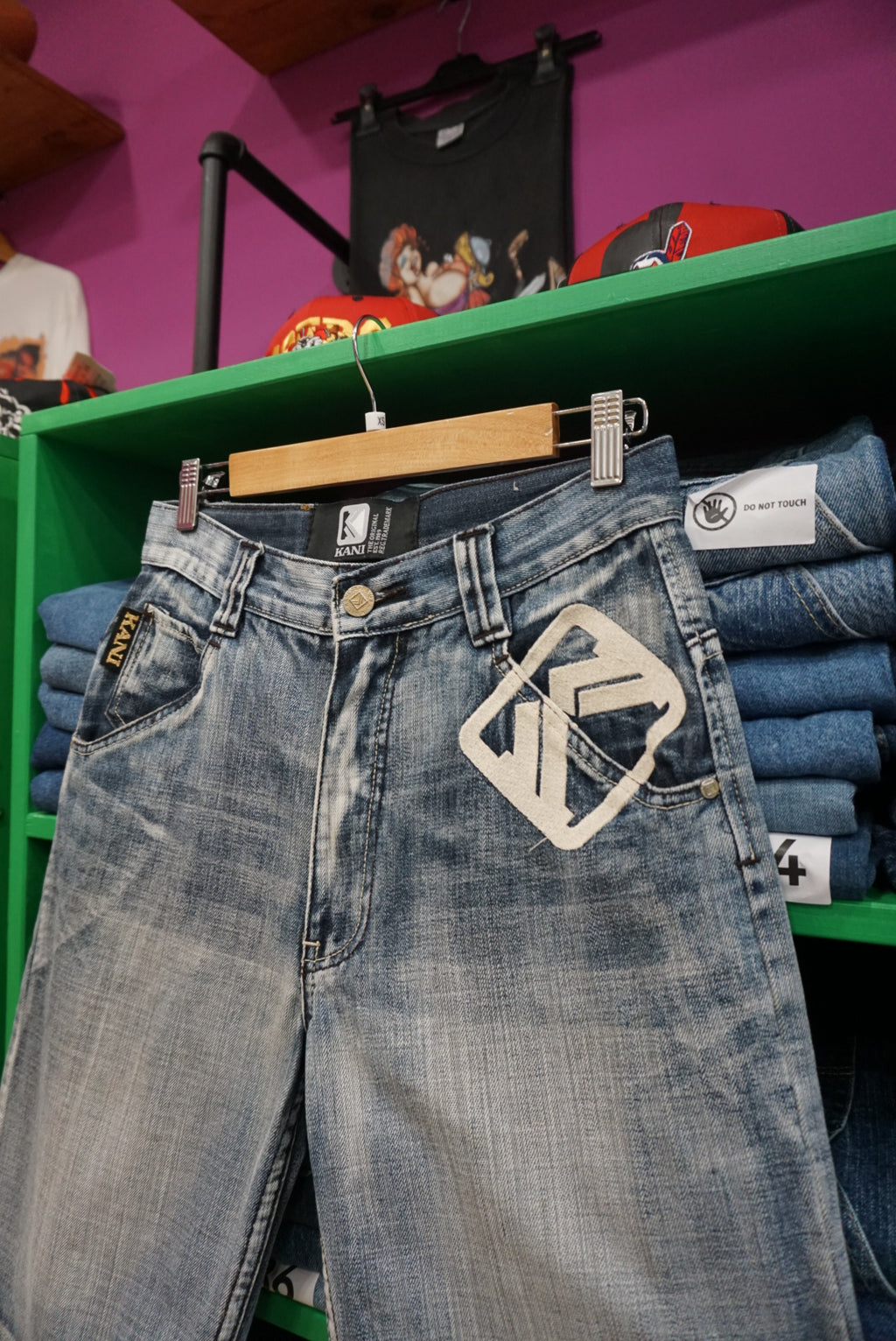 PANTALONCINO IN DENIM KARL KANI VINTAGE TAGLIA 28
