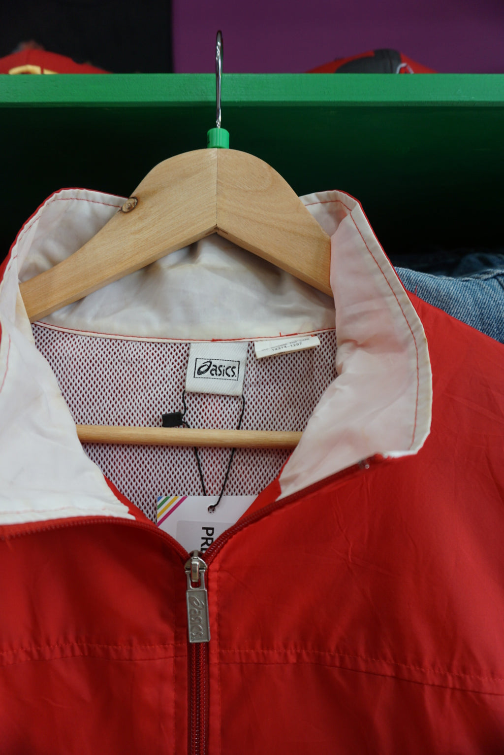 TRACK JACKET ASICS TAGLIA XL