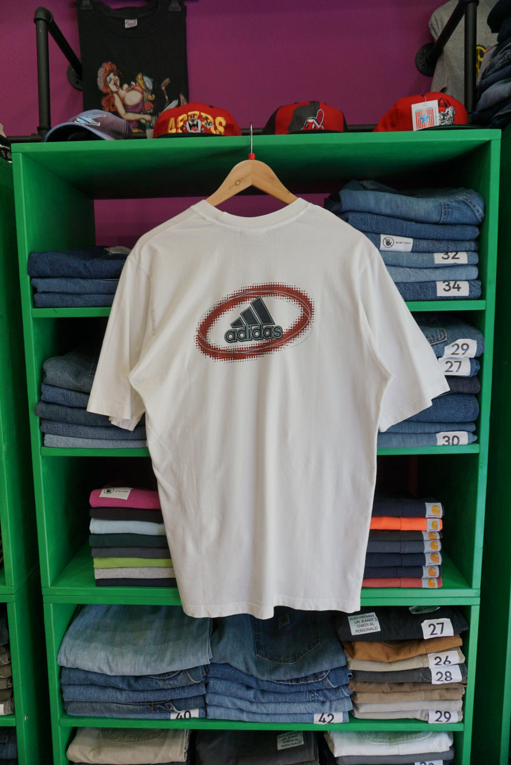 T-SHIRT ADIDAS VINTAGE TAGLIA L