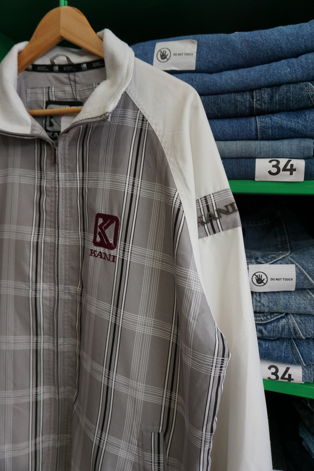 TRACK JACKET KARL KANI VINTAGE ANNO 2000 TAGLIA XL