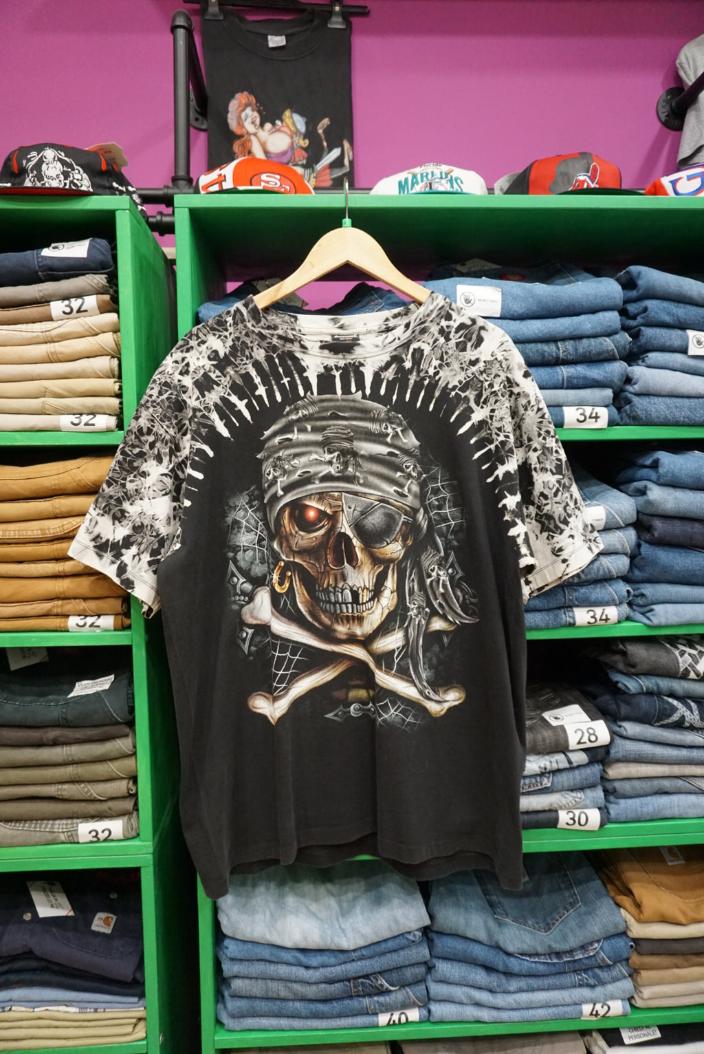 T-SHIRT CON STAMPA ROCK TAGLIA XL