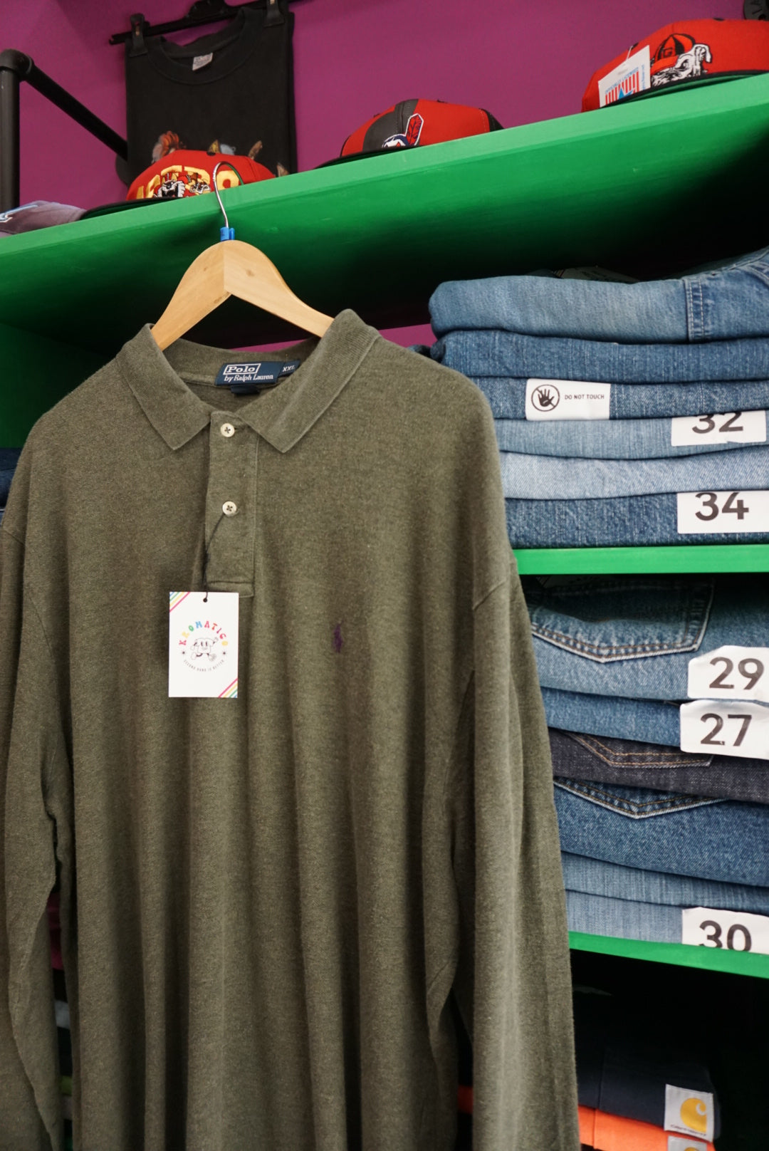 POLO RALPH LAUREN MANICA LUNGA TAGLIA XXL