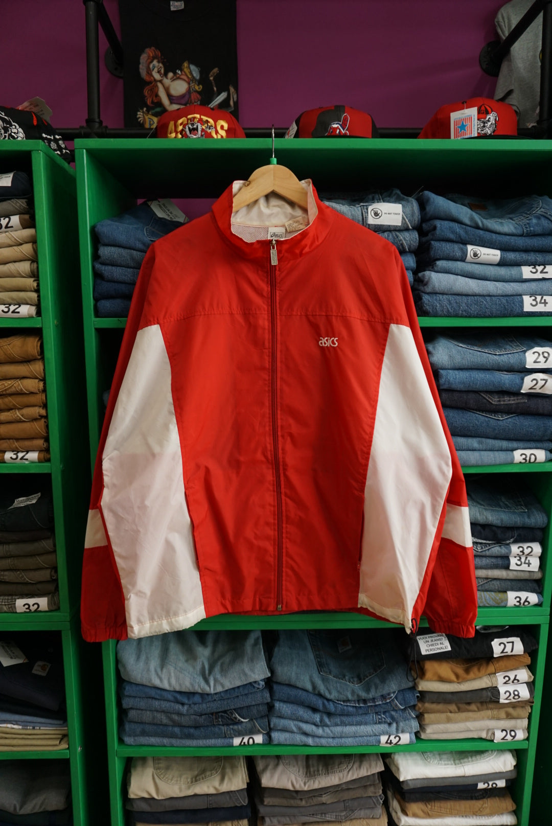TRACK JACKET ASICS TAGLIA XL