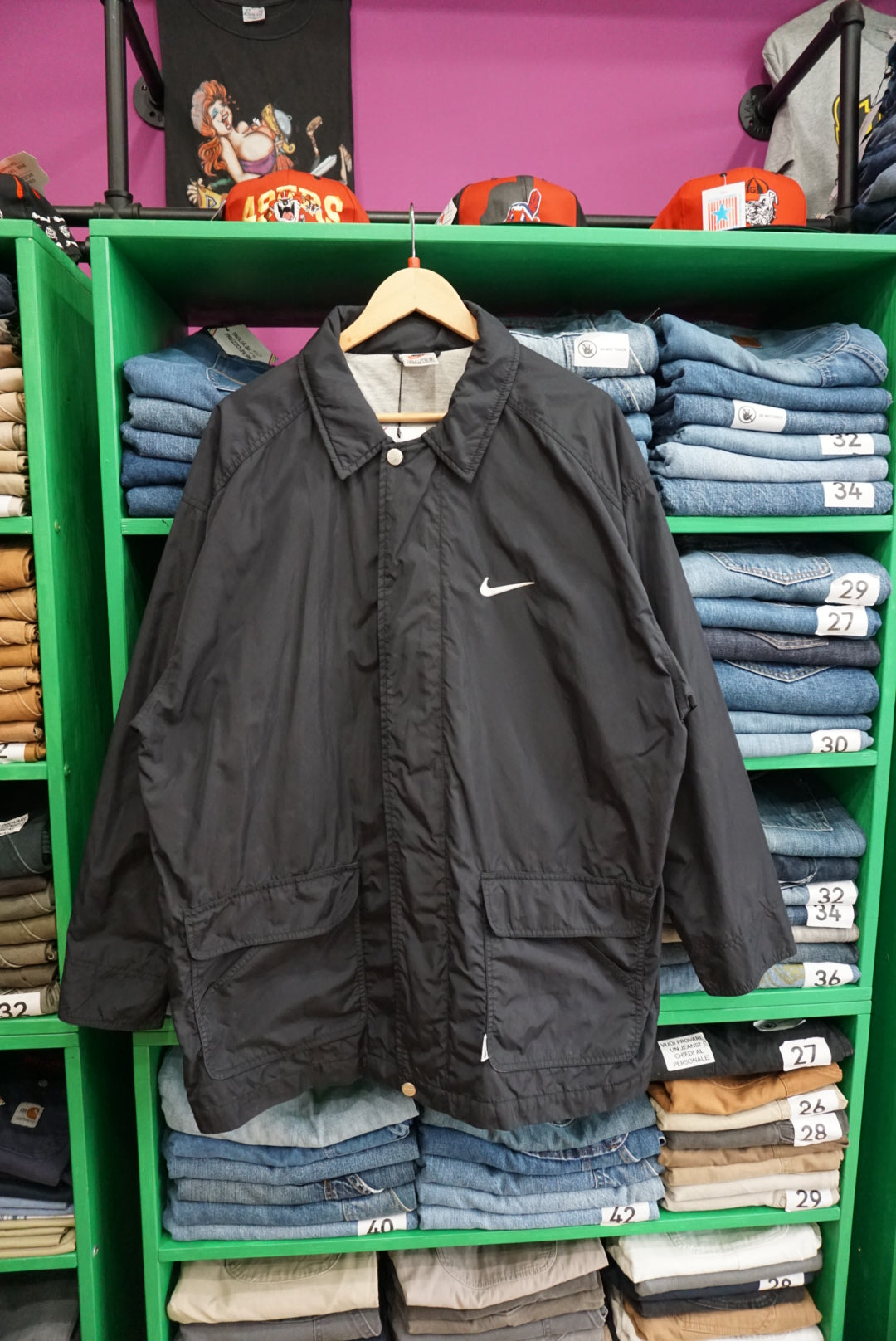 TRACK JACKET NIKE VINTAGE TAGLIA L