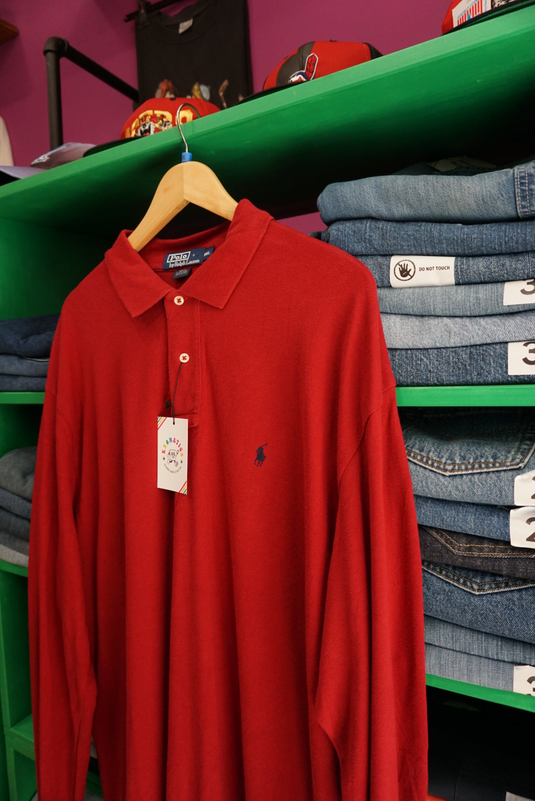 POLO RALPH LAUREN MANICA LUNGA TAGLIA XXL
