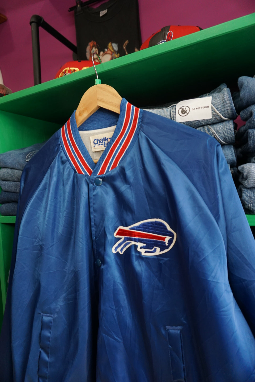 TRACK JACKET CHALK LINE  BUFFALO BILLS TAGLIA XL