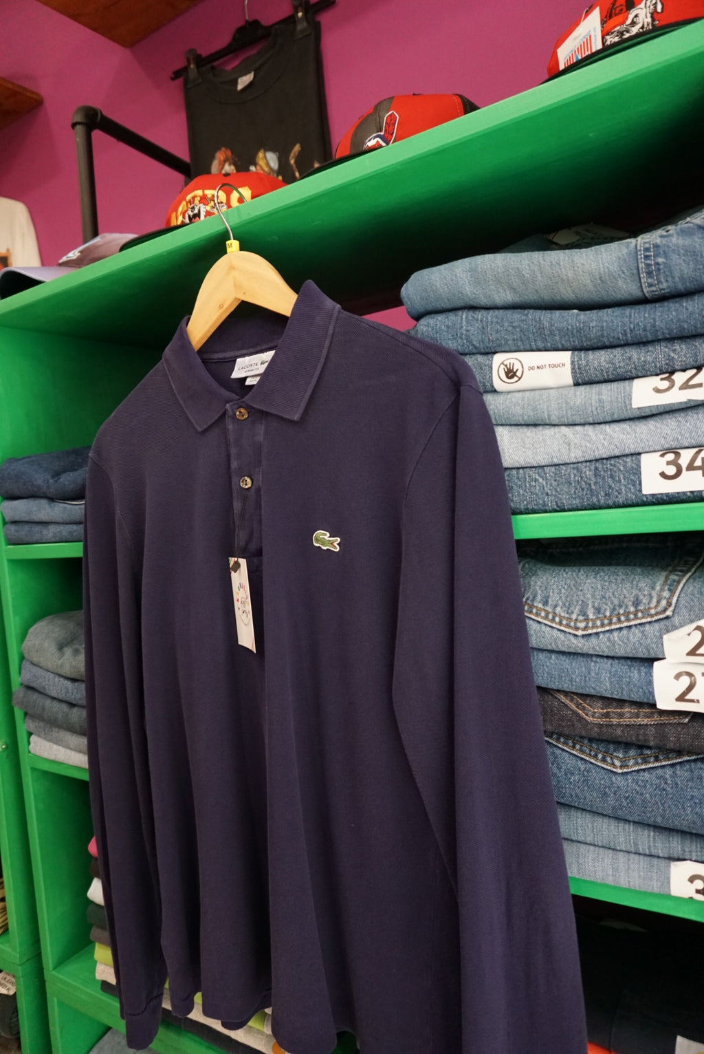 POLO LACOSTE MANICHA LUNGA TAGLIA M