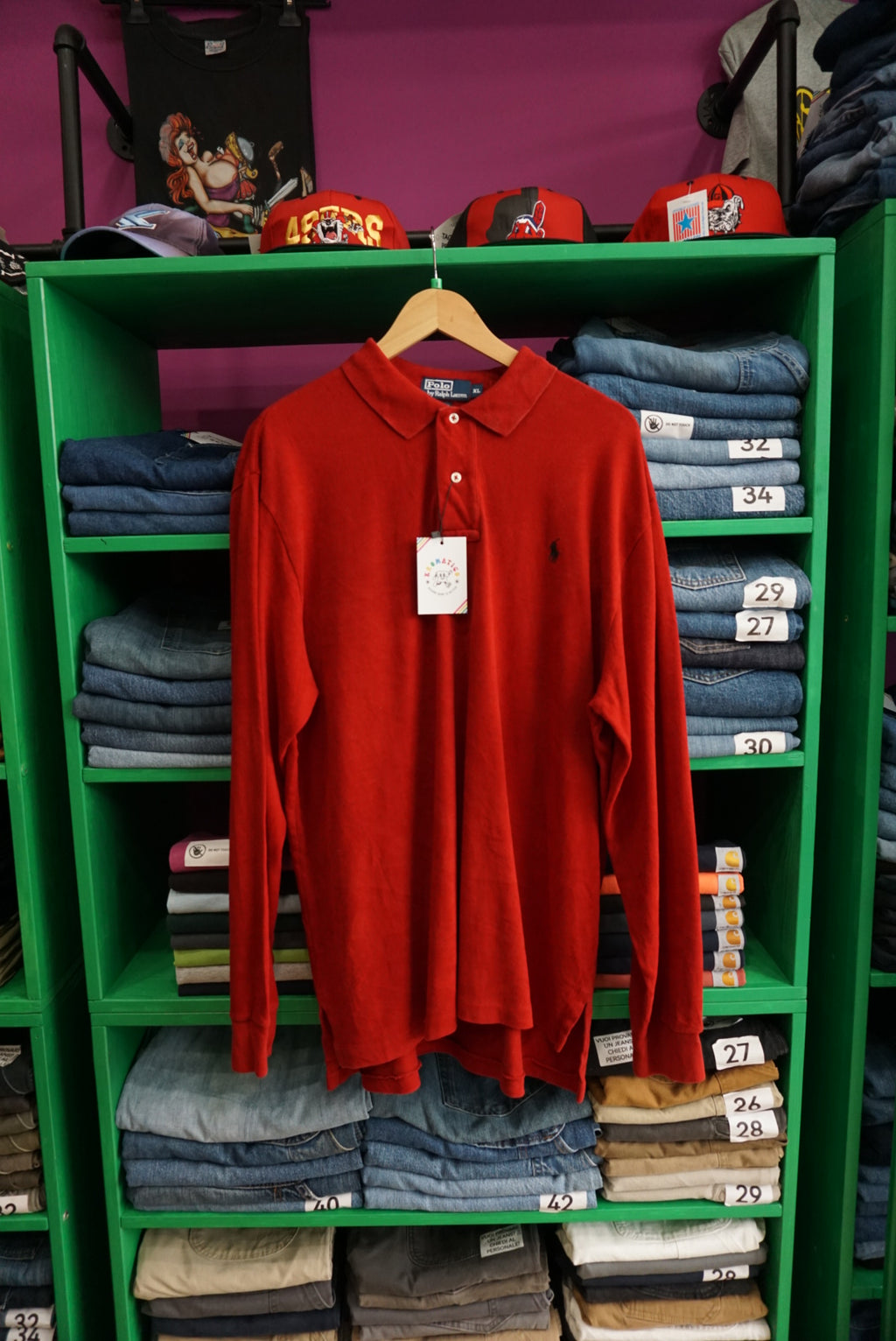 POLO RALPH LAUREN MANICA LUNGA TAGLIA XL