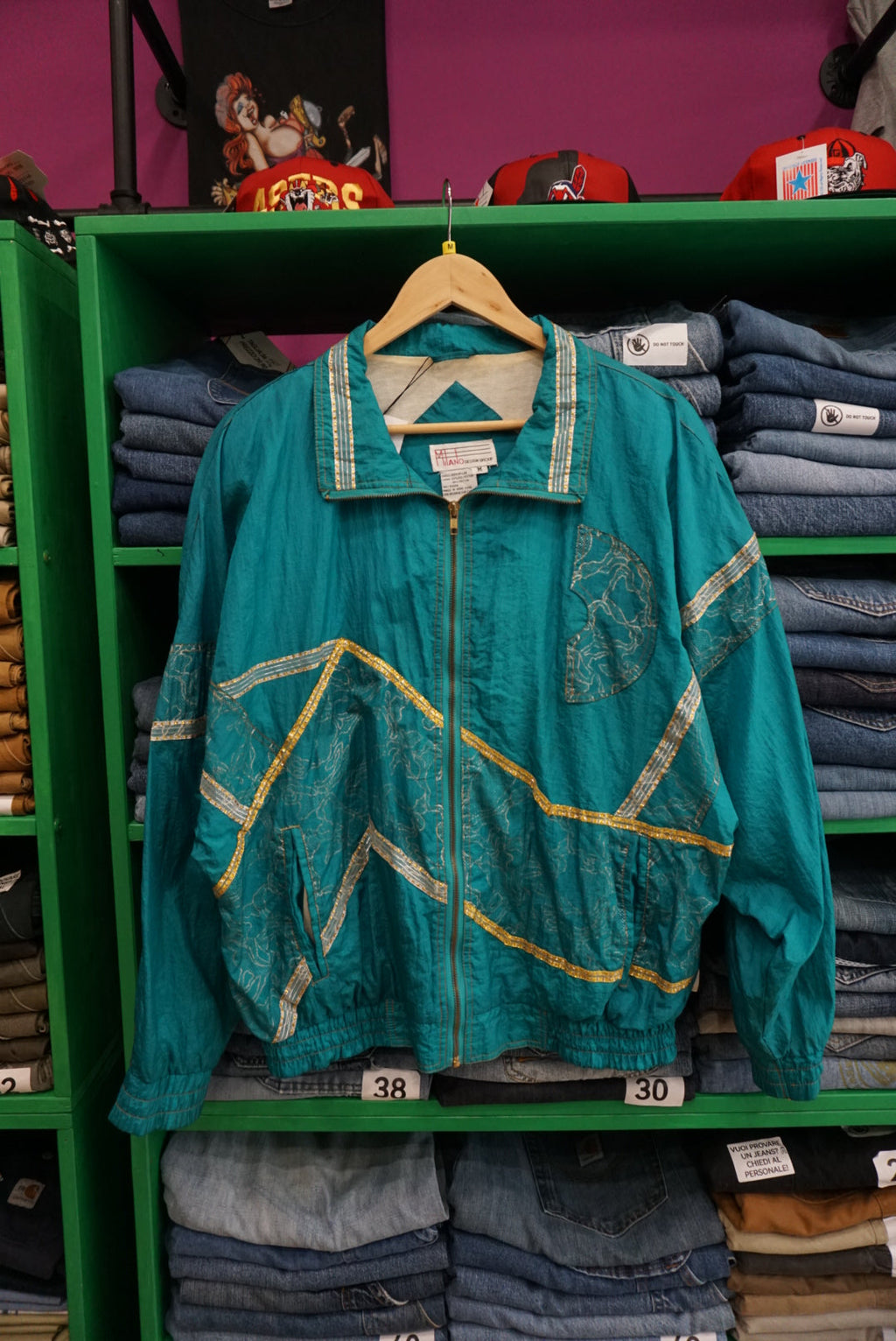 TRACK JACKET VINTAGE TAGLIA M