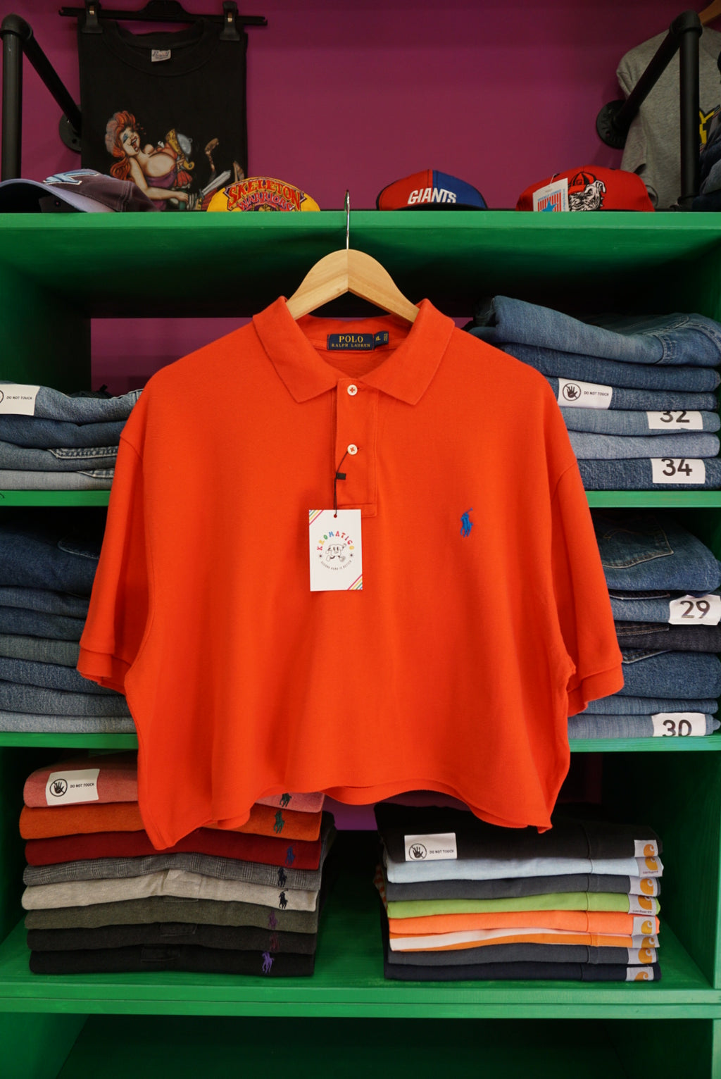 POLO OVER CROP REWORK RALPH LAUREN