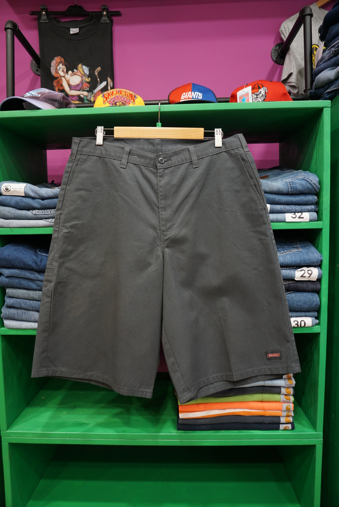 PANTALONCINO JORTS DICKIES BAGGY GRIGIO SCURO