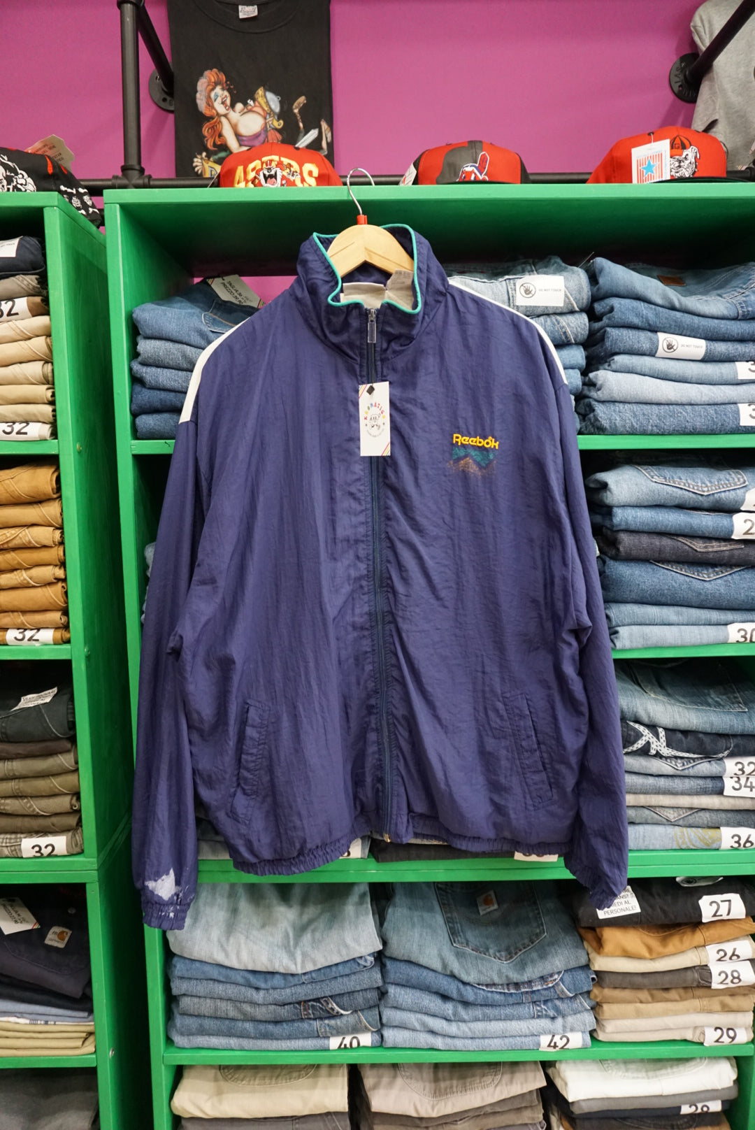 TRACK JACKET REEBOK TAGLIA L